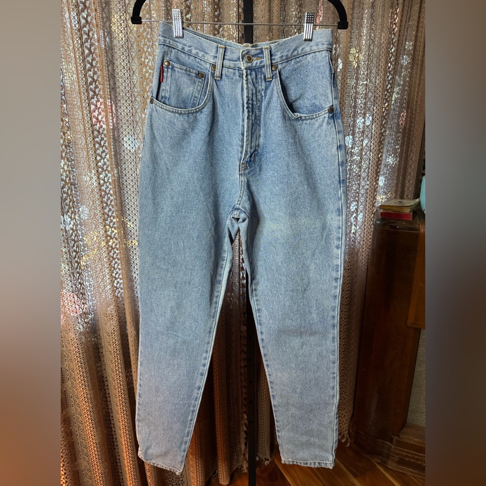 VTG B.U.M. Equipment Light Blue Straight Jeans